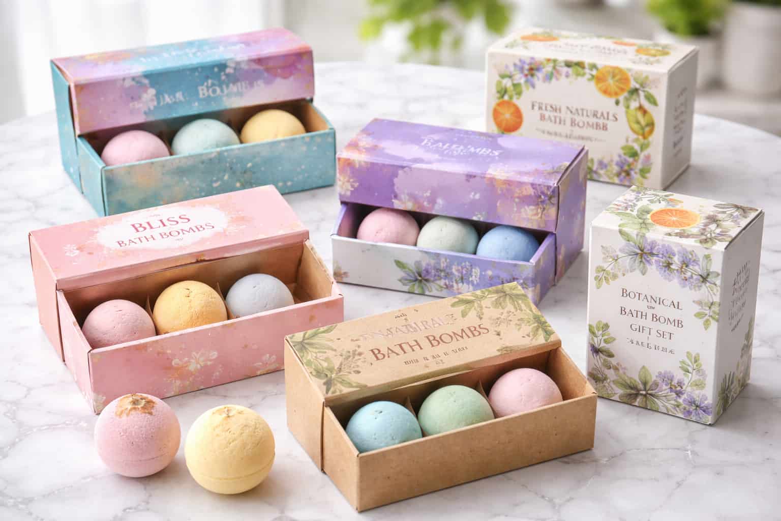 custom bath bomb boxes